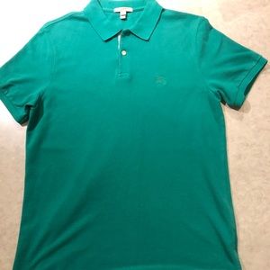 Burberry Brit Mens XL green polo